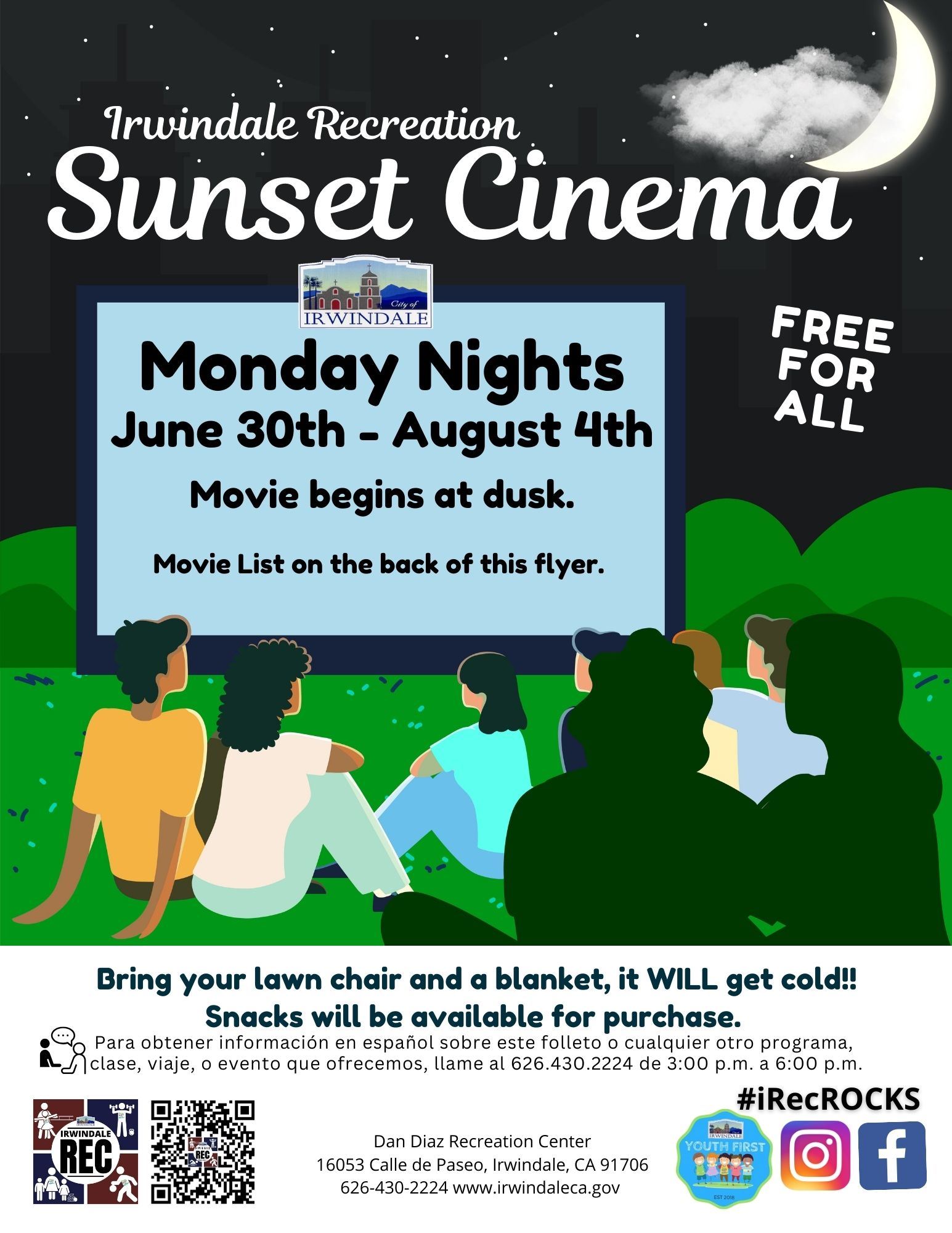Sunset Cinema 2025 Front