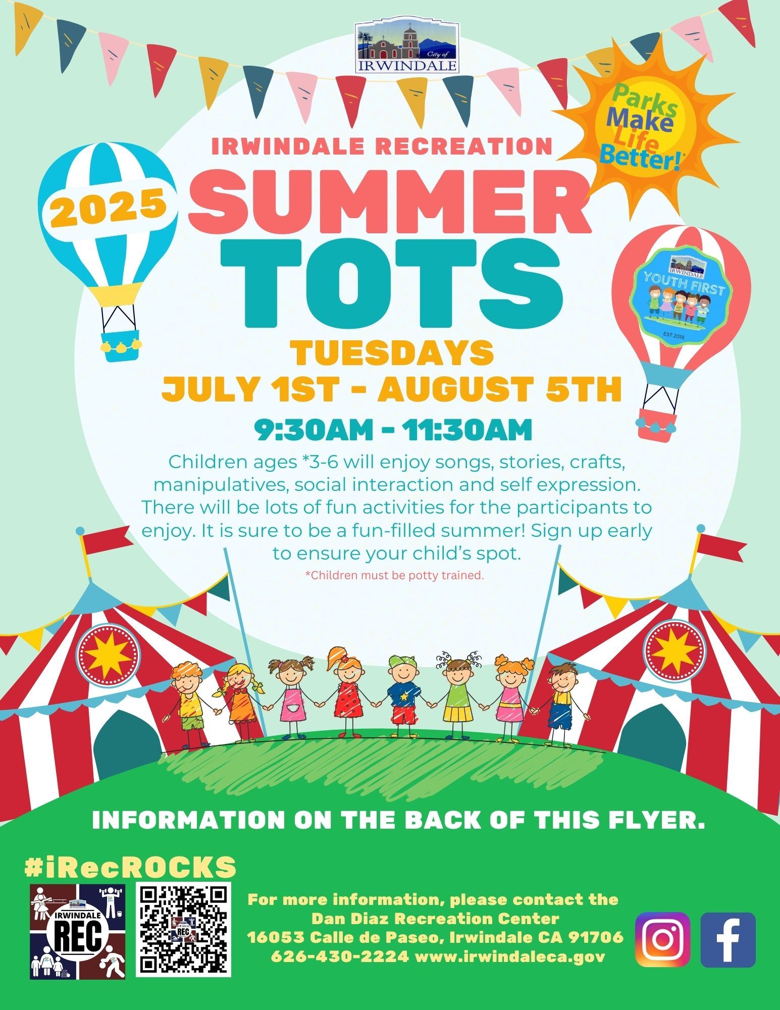 Summer Tots 2025 Front