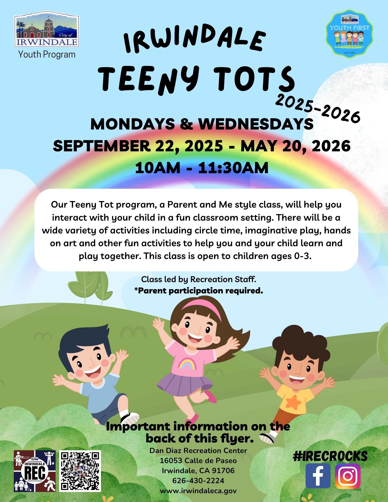 Teeny Tots 25-26 Front