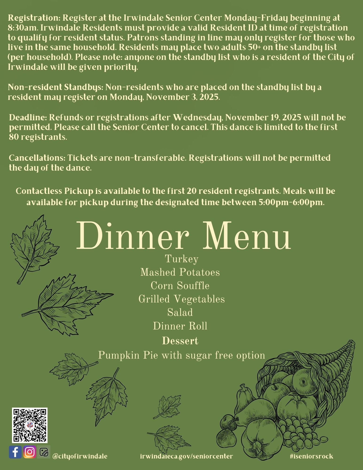 Thanksgiving Dinner Dance Color Canva 2-2 