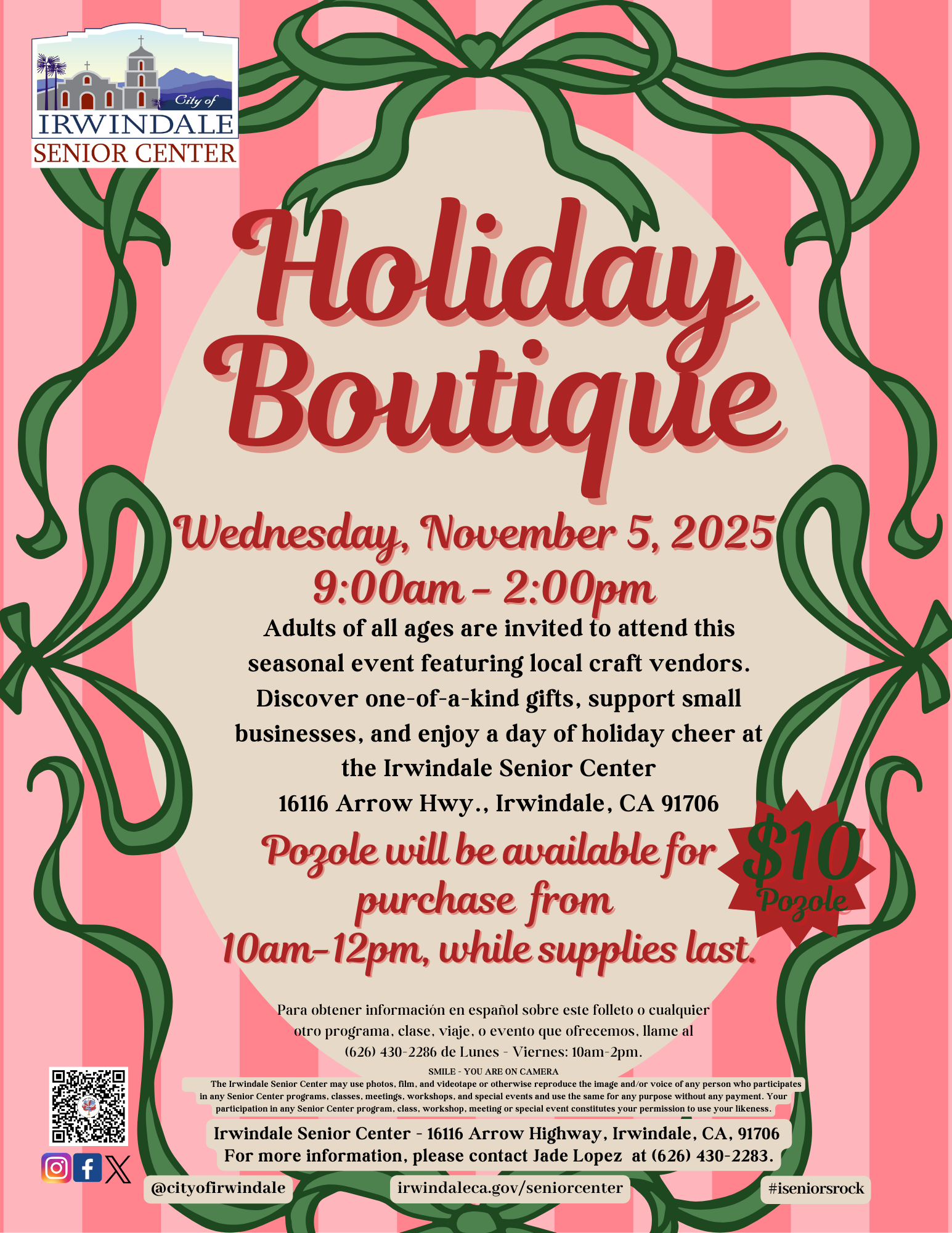 Holiday Boutique 2025 FLyer Canva 