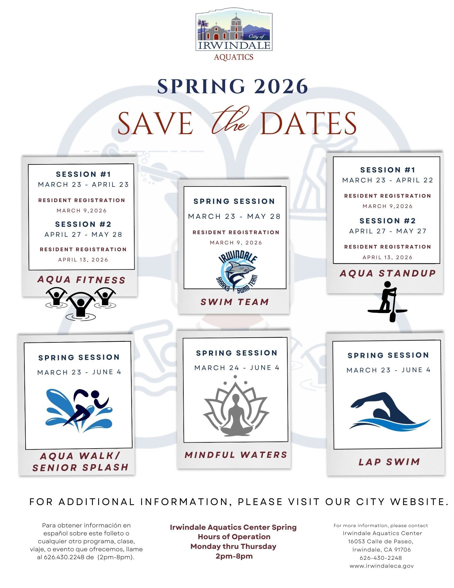 Spring save the dates 2026