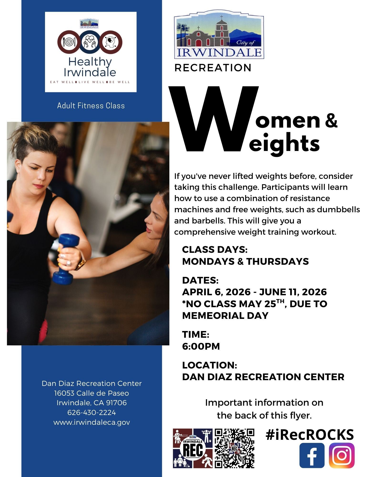 Spring Women and Weights 26 Front