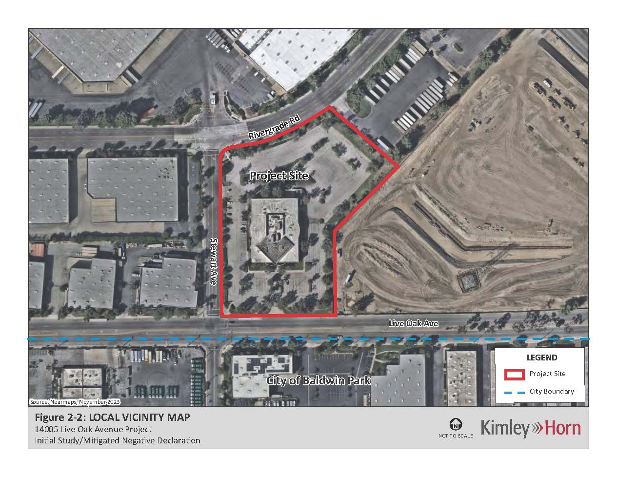 14005 Live Oak Avenue vicinity map